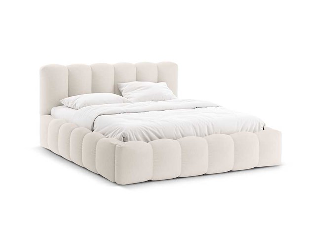 Hoofdeinde 160cm - beige stof (x2) - afbeelding 2 van  6