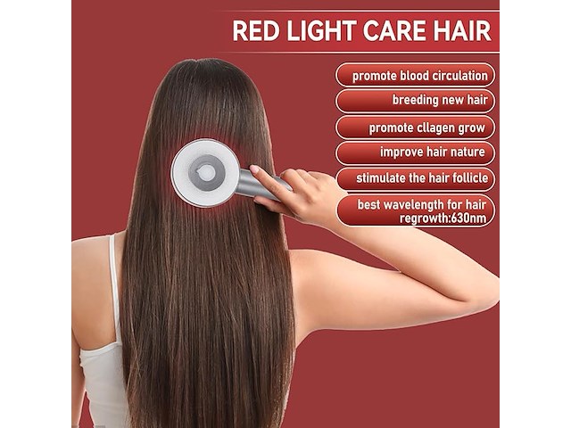 Hoofdhuidmassageborstel - afbeelding 3 van  8