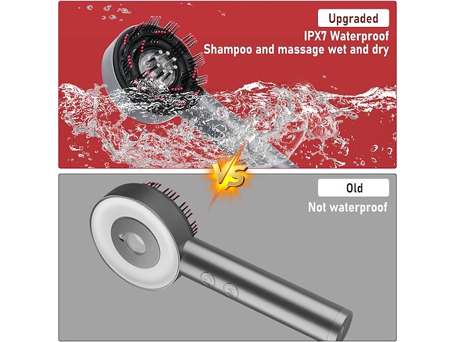 Hoofdhuidmassageborstel - afbeelding 5 van  8