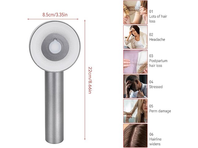 Hoofdhuidmassageborstel - afbeelding 8 van  8