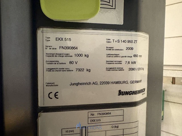 Hoogbouwtruck jungheinrich - afbeelding 4 van  20