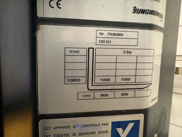 Hoogbouwtruck jungheinrich - afbeelding 5 van  20