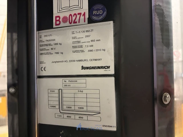 Hoogbouwtruck jungheinrich - afbeelding 8 van  29