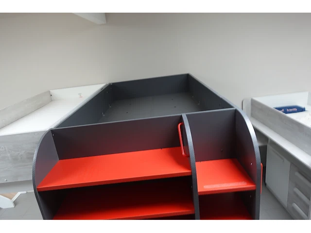 Hoogslaper graham met bureau & opvouwbare bedbodem - afbeelding 3 van  8