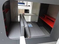 Hoogslaper graham met bureau & opvouwbare bedbodem - afbeelding 4 van  8