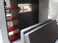 Hoogslaper graham met bureau & opvouwbare bedbodem - afbeelding 6 van  8