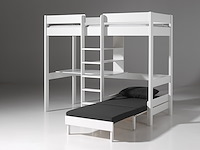 Hoogslaper lena met bureau & zetelbed - wit - afbeelding 6 van  8
