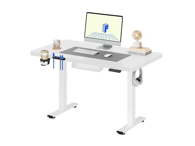 Hoogteverstelbaar bureau flexispot qe1 110 x 54 cm, 4 geheugenfuncties - afbeelding 2 van  7