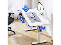 Hoogteverstelbaar bureau flexispot qe1 110 x 54 cm, 4 geheugenfuncties - afbeelding 4 van  7