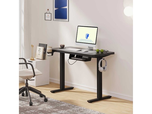 Hoogteverstelbaar bureau flexispot qe1 110 x 54 cm, 4 geheugenfuncties - afbeelding 2 van  9