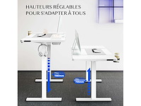 Hoogteverstelbaar bureau flexispot qe1 140 x 60 cm, 4 geheugenfuncties - afbeelding 7 van  8