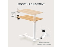 Hoogteverstelbaar c-vormig bijzettafeltje (x2) - afbeelding 5 van  6