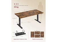 Hoogteverstelbaar elektrisch bureau, 160 x 80 cm, met usb-c-poort - afbeelding 2 van  6