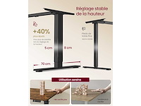 Hoogteverstelbaar elektrisch bureau, 160 x 80 cm, met usb-c-poort - afbeelding 4 van  6