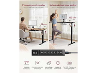 Hoogteverstelbaar elektrisch bureau, 160 x 80 cm, met usb-c-poort - afbeelding 5 van  6