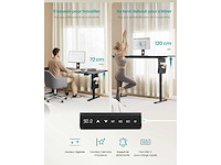 Hoogteverstelbaar elektrisch bureau, 180 x 80 cm - afbeelding 4 van  7