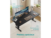 Hoogteverstelbaar elektrisch bureau, 180 x 80 cm - afbeelding 5 van  7