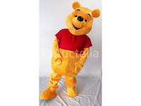 Hoogwaardige winnie the pooh-mascotte (alleen de pantoffels zijn beschadigd) - afbeelding 1 van  1