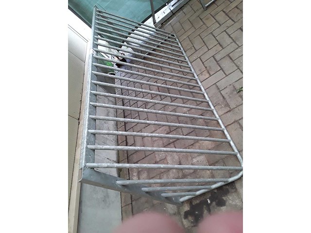 Hooikorf galvanisee 200x86cm - afbeelding 2 van  2