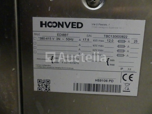 Hoonved edi 8 professionele vaatwasser - afbeelding 5 van  14