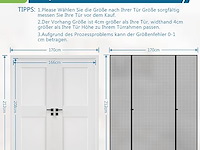 Hootown magnetische vliegenhor (170 x 212cm) - afbeelding 4 van  5