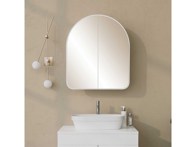 Hope cabinet badkamerkast | 100% hardboard | wit - afbeelding 1 van  7