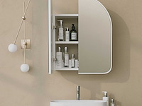 Hope cabinet badkamerkast | 100% hardboard | wit - afbeelding 2 van  7