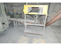 Hopper vullen met transportband