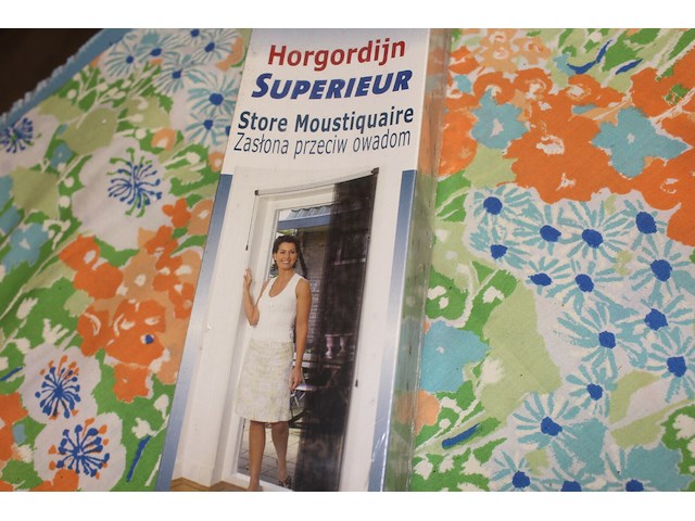 Hor gordijn lichtgrijs - afbeelding 1 van  2