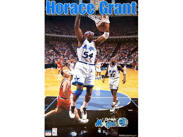 Horace grant - official nba - 1993 - poster 56 x 88 cm. - afbeelding 1 van  4