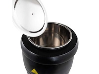 Horeca-apparatuur - 10l elektrische soepterrine, zwart, 4000w - soeppot - afbeelding 2 van  4