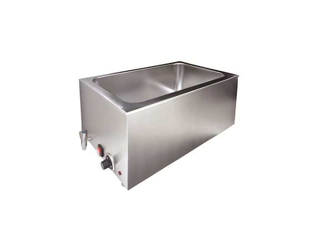 Horeca-apparatuur - 1200w waterbad met kraan - waterbad (3x) - afbeelding 1 van  4