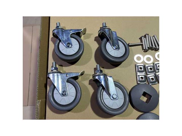 Horeca-apparatuur - 2-niveaus bedieningstrolley - afbeelding 2 van  2