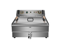Horeca-apparatuur - 30l frituurpan met kraan - frieuse (3x) - afbeelding 1 van  4