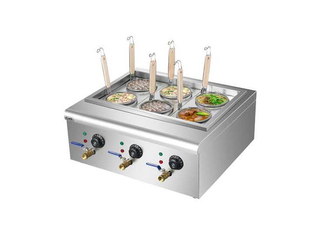 Horeca-apparatuur - 6000w pastakooktoestel x6 - apparatuur-horeca - pastakoker - afbeelding 1 van  3