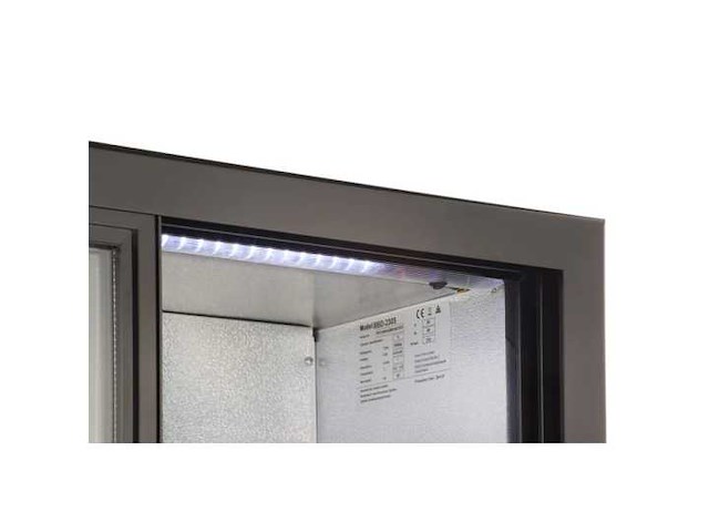 Horeca-apparatuur - barkoelkast met 2 led-deuren, schuifdeuren - gekoeld (3x) - afbeelding 1 van  3