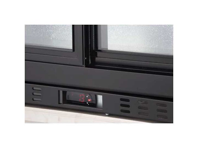 Horeca-apparatuur - barkoelkast met 2 led-deuren, schuifdeuren - gekoeld (3x) - afbeelding 2 van  3