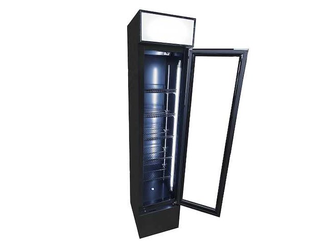 Horeca-apparatuur - drankkoelkast 155l full black - sd220c - koelkast - afbeelding 2 van  4