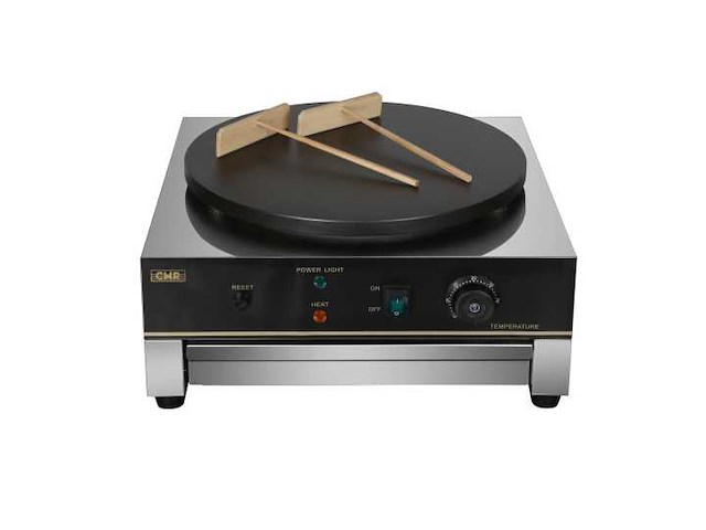Horeca apparatuur - enkele professionele elektrische crêpemaker 3000 w - crêpemaker - afbeelding 1 van  3