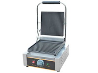 Horeca-apparatuur - professioneel elektrisch rooster met enkele groef/gladde plaat - gdcg811a - elektrische grill - afbeelding 1 van  1