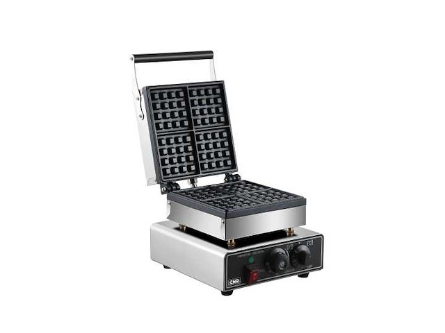 Horeca-apparatuur - professioneel elektrisch wafelijzer eenvoudig 4x4 - kwb-1s - wafelijzer - afbeelding 3 van  4