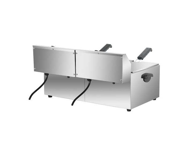 Horeca-apparatuur - professionele elektrische frituurpan 2 manden 11l - frieuse (3x) - afbeelding 2 van  4