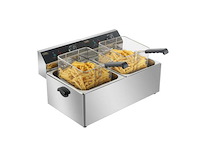 Horeca-apparatuur - professionele elektrische frituurpan 2 manden 11l - frieuse (3x) - afbeelding 3 van  4