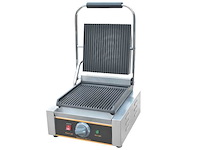 Horeca-apparatuur - professionele elektrische grillplaten met enkelgroefige - fritur- en brailapparatuur (3x)