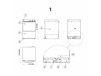 Horeca-apparatuur - professionele glaswasmachine - mand 400x400mm - vaatwasserbestendig (3x) - afbeelding 3 van  3
