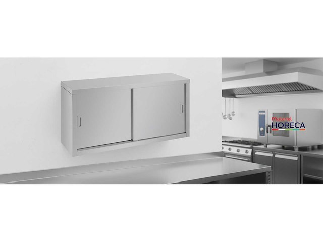 Horeca-apparatuur - roestvrijstalen hangkast 1200x400x600mm - keukenelement - afbeelding 2 van  2