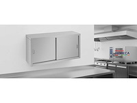 Horeca-apparatuur - roestvrijstalen hangkast 1200x400x600mm - keukenelement - afbeelding 2 van  2
