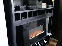 Horeca couvertkast met ingebouwde sfeerhaard + couverts - afbeelding 1 van  4