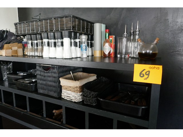 Horeca couvertkast met ingebouwde sfeerhaard + couverts - afbeelding 4 van  4