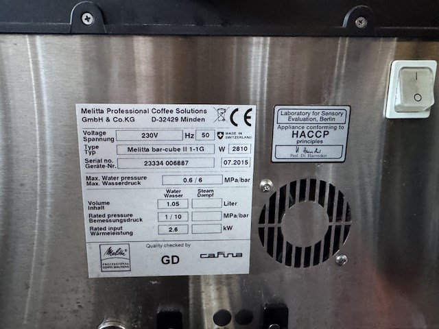 Horeca koffiemachine melitta - afbeelding 4 van  4